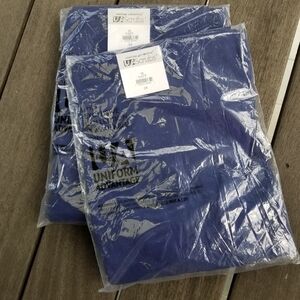 NWT Lot Of 2 Uniform Advantage Scrubs Pants Bottoms 2X Navy Blue 3 Pocket 52x31